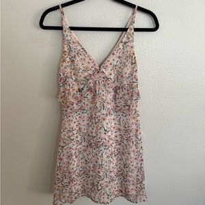 Altar'd State Floral V-Neck Dress